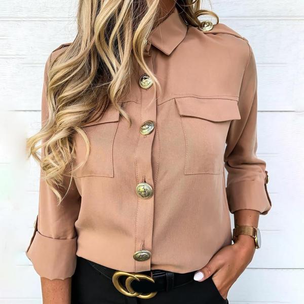 Women Long Sleeve Shirts Blouses & Shirts - Tophatter Daily Deals