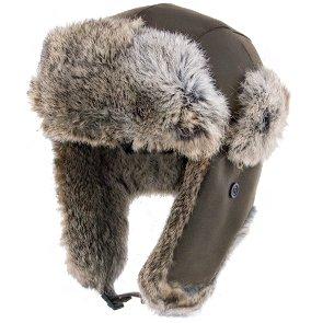 Walrus Hats Genuine Rabbit Fur Brown Trapper Hat Brown Trapper - Tophatter Daily Deals