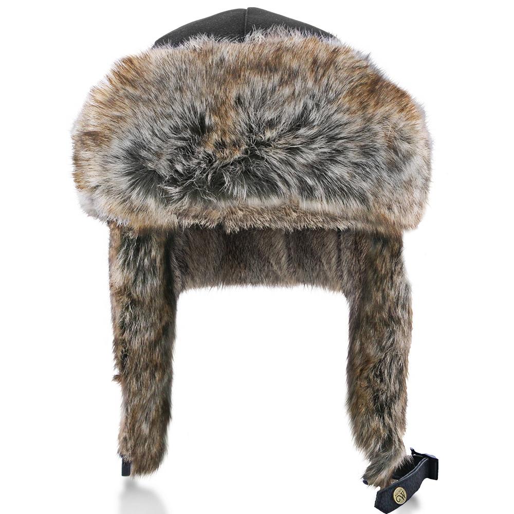 Walrus Hats Faux Fur Brown Trapper Hat Trapper - Tophatter Daily Deals