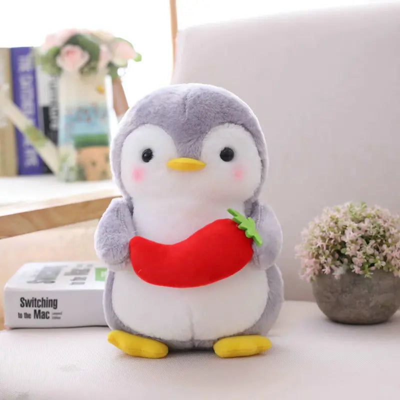 Penguin Matching Couples His 'n' Hers Plush Toys Bowtie Hair Bow Pink Blue Chilli Animals - Tophatter Daily Deals