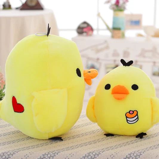 Yellow Chick Plush Chicken Kiiroitori Rilakkuma Chicken Stuffed Toy Animals - Tophatter Daily Deals
