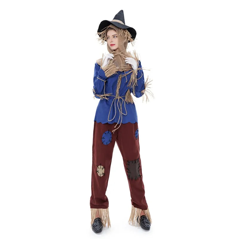 Scarecrow Costume Wizard Of Oz Halloween 2025 Outfit - Tophatter Daily Deals