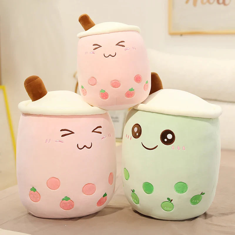 Bubble Tea Boba Milk Tea Drink Plushie Food - Tophatter Daily Deals