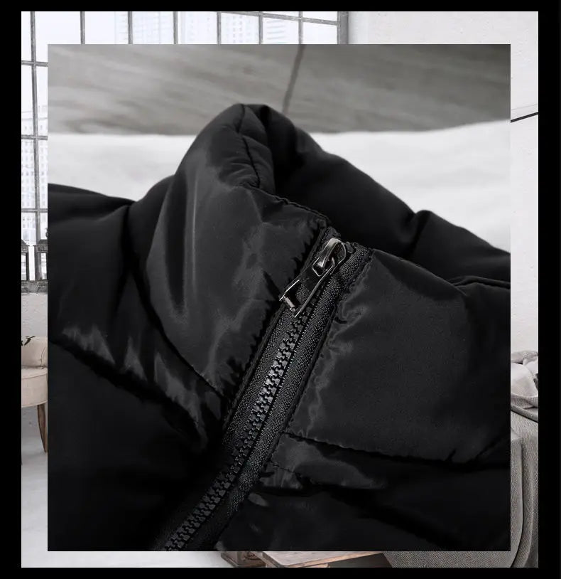 Warm Slim Men’s Puffer Vest - Stand Collar, Polyester, Casual - Tophatter Daily Deals