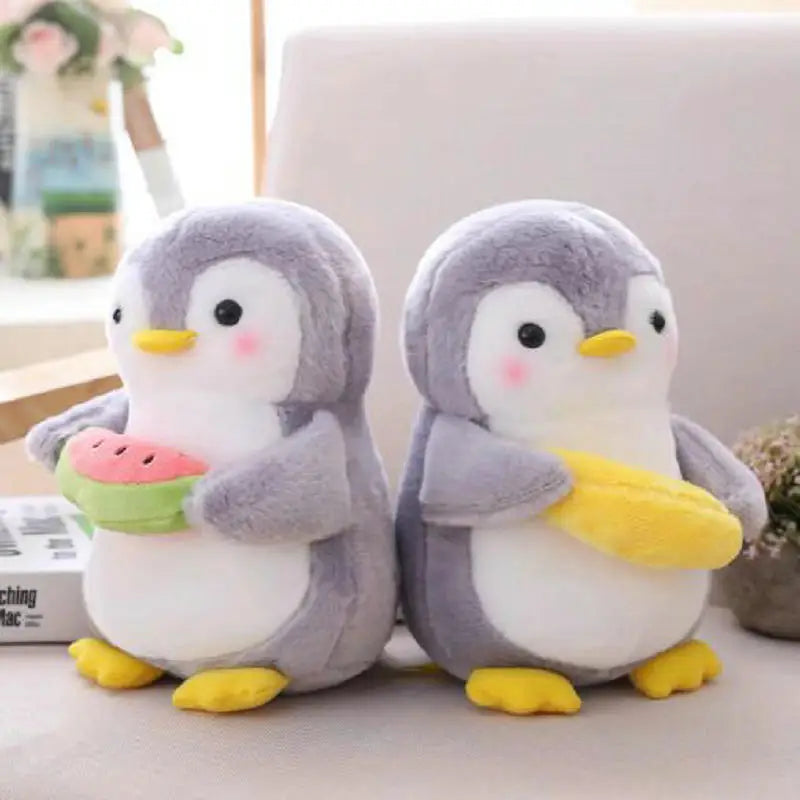 Penguin Matching Couples His 'n' Hers Plush Toys Bowtie Hair Bow Pink Blue Animals - Tophatter Daily Deals