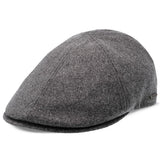 Walrus Hats Luxe Grand Master Duckbill Flat Cap Grey Flat Cap - Tophatter Daily Deals