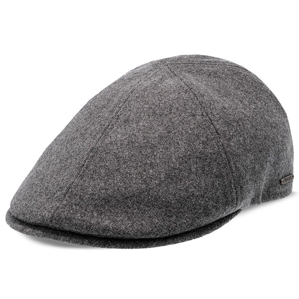 Walrus Hats Luxe Grand Master Duckbill Flat Cap Grey Flat Cap - Tophatter Daily Deals