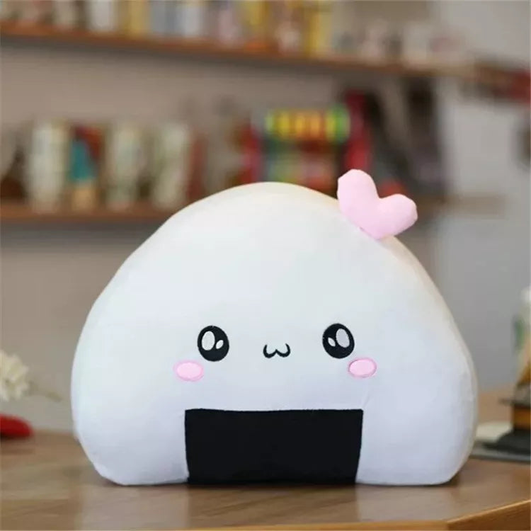 Onigiri Plush Mini Rice Ball Japanese Sushi Toy Pink Food - Tophatter Daily Deals