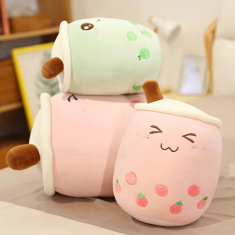 Bubble Tea Boba Milk Tea Drink Plushie Food - Tophatter Daily Deals