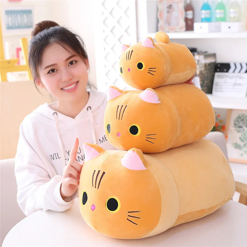 Kawaii Loaf Cat Plush Toy Animals - Tophatter Daily Deals