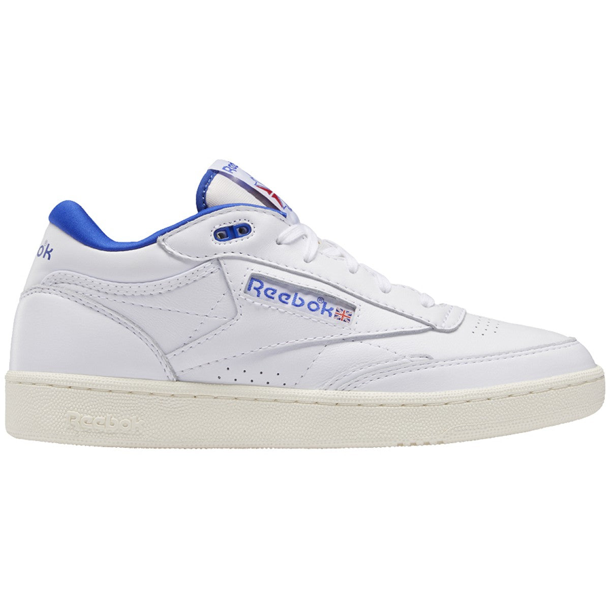 Reebok Men's Club C Mid II Vintage Shoes - Ftwwht/Brgcob/Clawht Ftwwht Brgcob Clawht Footwear - Tophatter Daily Deals
