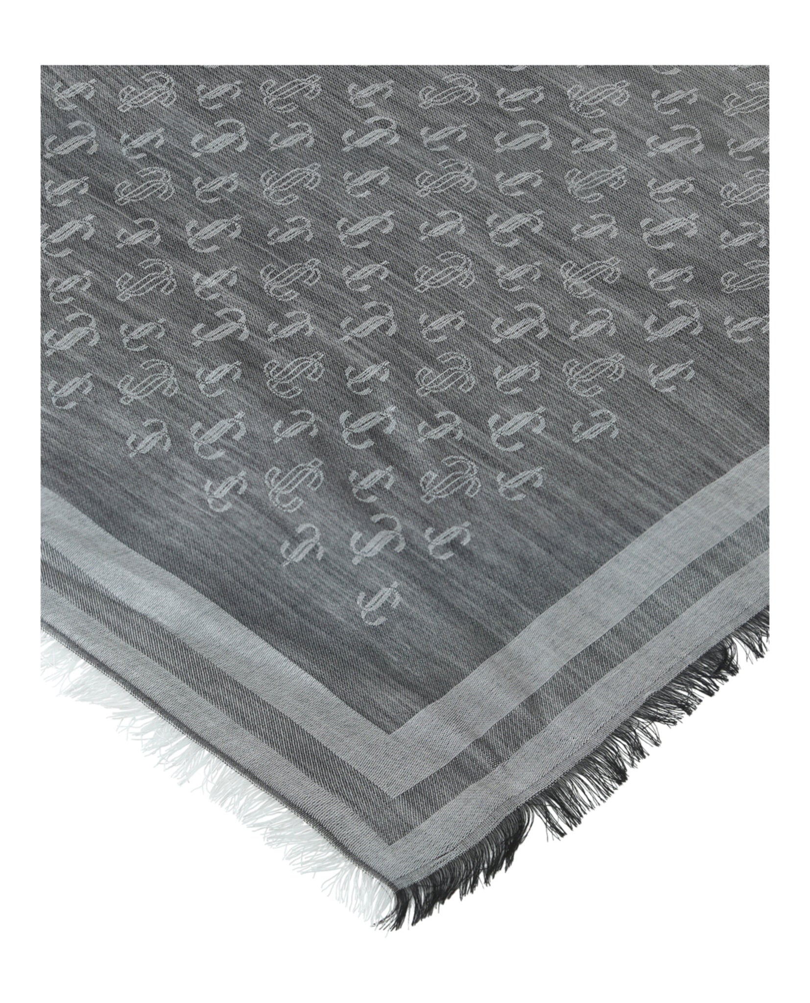 Jimmy Choo Logo Wool Blend Scarf Accessories - Tophatter Daily Deals