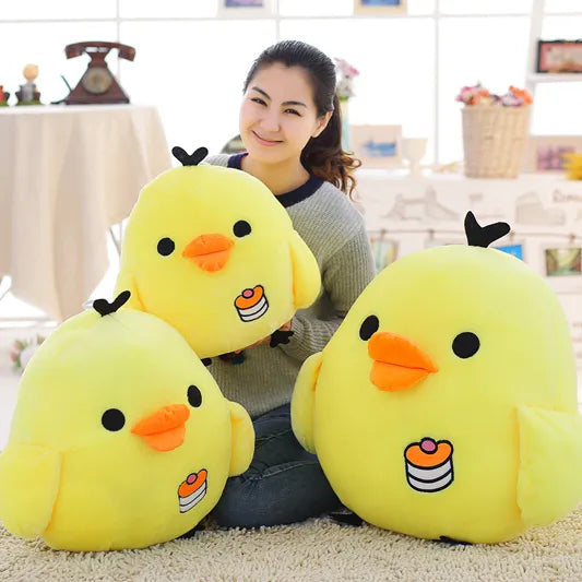 Yellow Chick Plush Chicken Kiiroitori Rilakkuma Chicken Stuffed Toy Animals - Tophatter Daily Deals