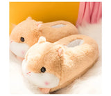 Slippers Winter Warm Home Plush Cute Corgi Slippers Flock Indoor Shoes Casual Slip On Flats Animals - Tophatter Daily Deals