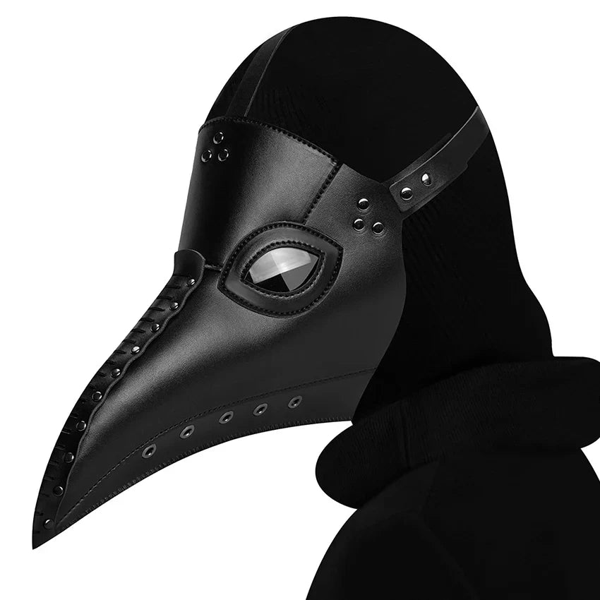 Plague Doctor PU Leather Mask Steampunk Halloween 2025 - Tophatter Daily Deals