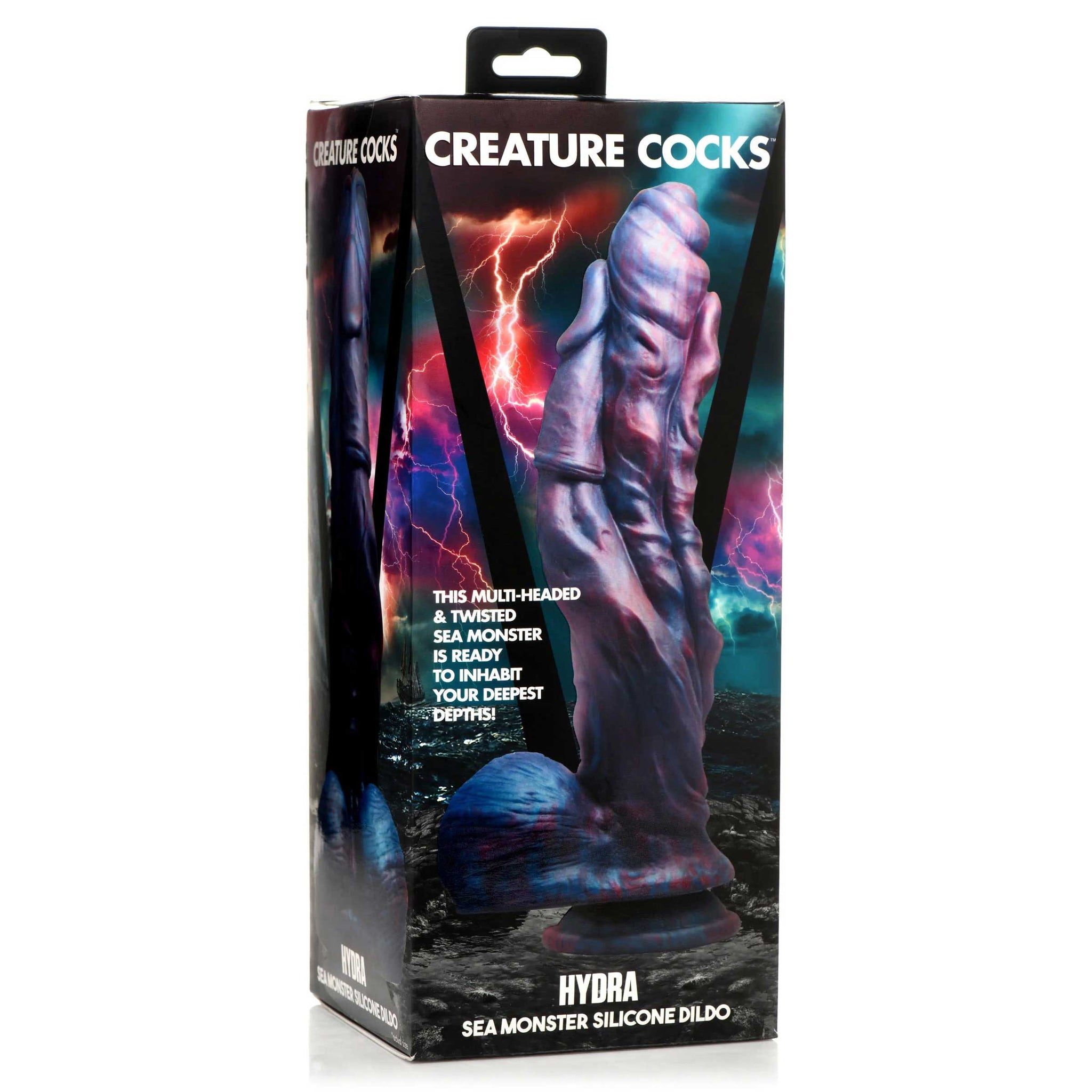 Creature Cocks Hydra (Dark Blue and Red) – 26.9 cm Silicone Dildo > Dildos > Fantasy - Tophatter Daily Deals