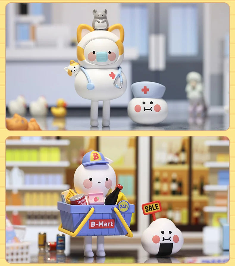 Genuine Pop Mart Bobo & Coco A Little Store Series Blind Box Figure Food - Tophatter Daily Deals