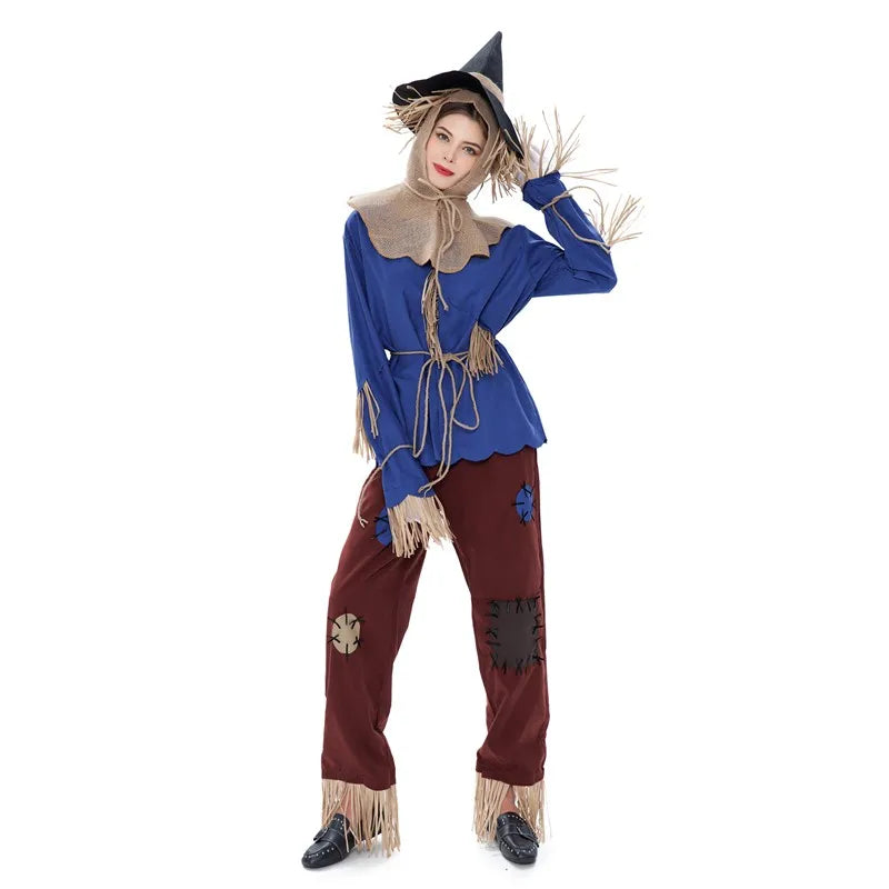 Scarecrow Costume Wizard Of Oz Halloween 2025 Outfit - Tophatter Daily Deals