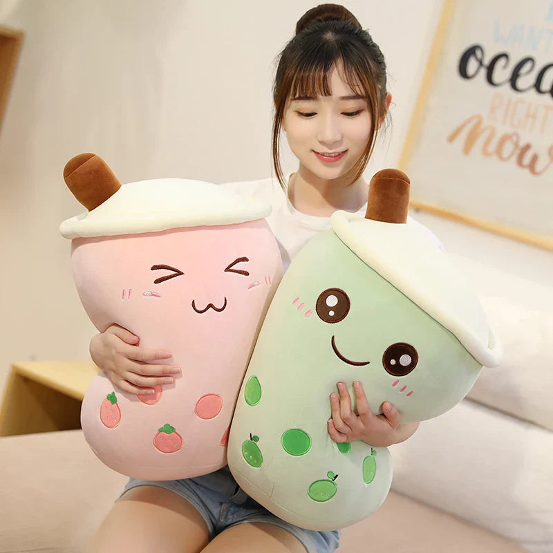 Bubble Tea Boba Milk Tea Drink Plushie Food - Tophatter Daily Deals