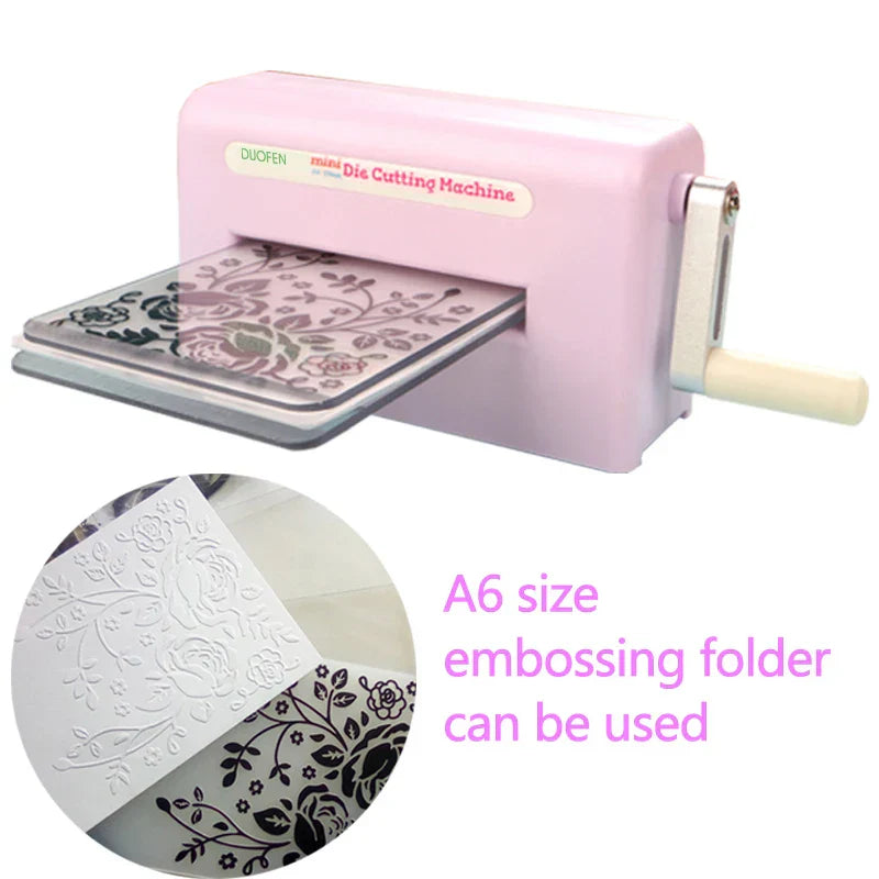 Die Cutting Machine A6 105mm Mini Embossing Tool Crafts - Tophatter Daily Deals