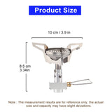 Camping Gas Mini Backpack Stove Silver Camp Cooking - Tophatter Daily Deals