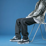 Soft Relaxed Men's Jeans - Baggy Tapered, Denim, Everyday Black - Tophatter Daily Deals