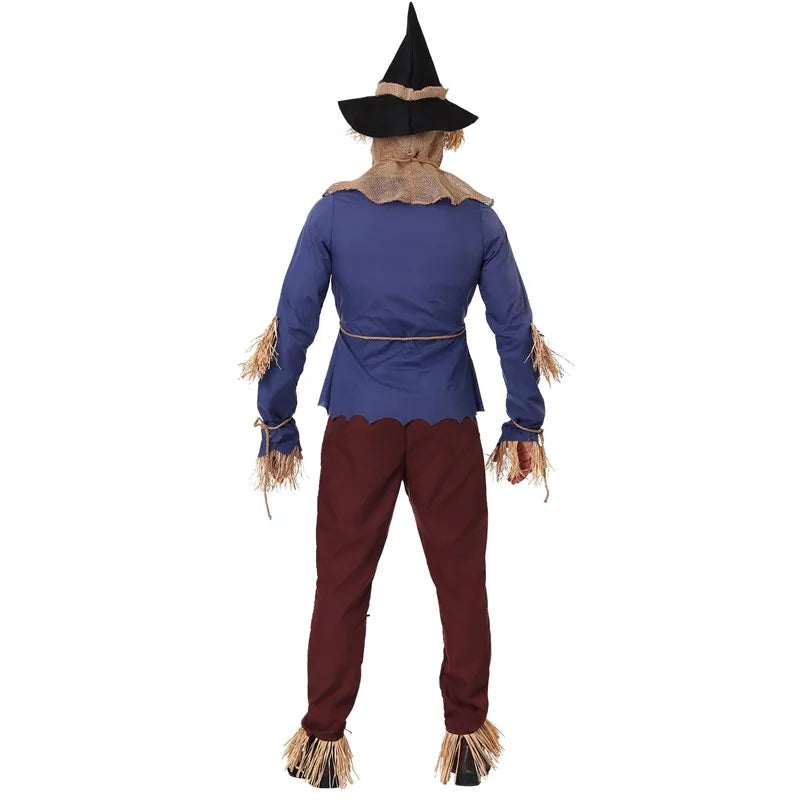 Scarecrow Costume Wizard Of Oz Halloween 2025 Outfit - Tophatter Daily Deals