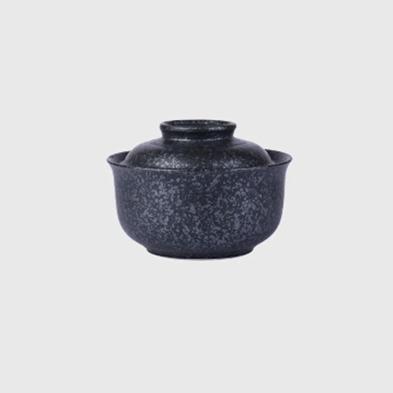 Ramen Bowl Large Ceramic With Lid Retro Fall 2025 Tableware 6.5Inch Blow 3 - Tophatter Daily Deals