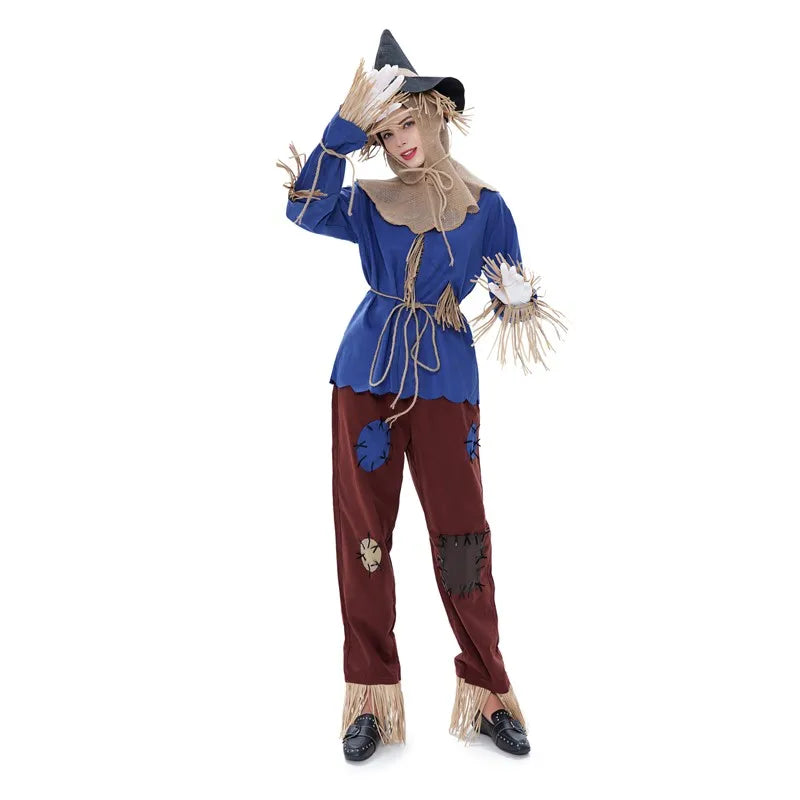 Scarecrow Costume Wizard Of Oz Halloween 2025 Outfit - Tophatter Daily Deals