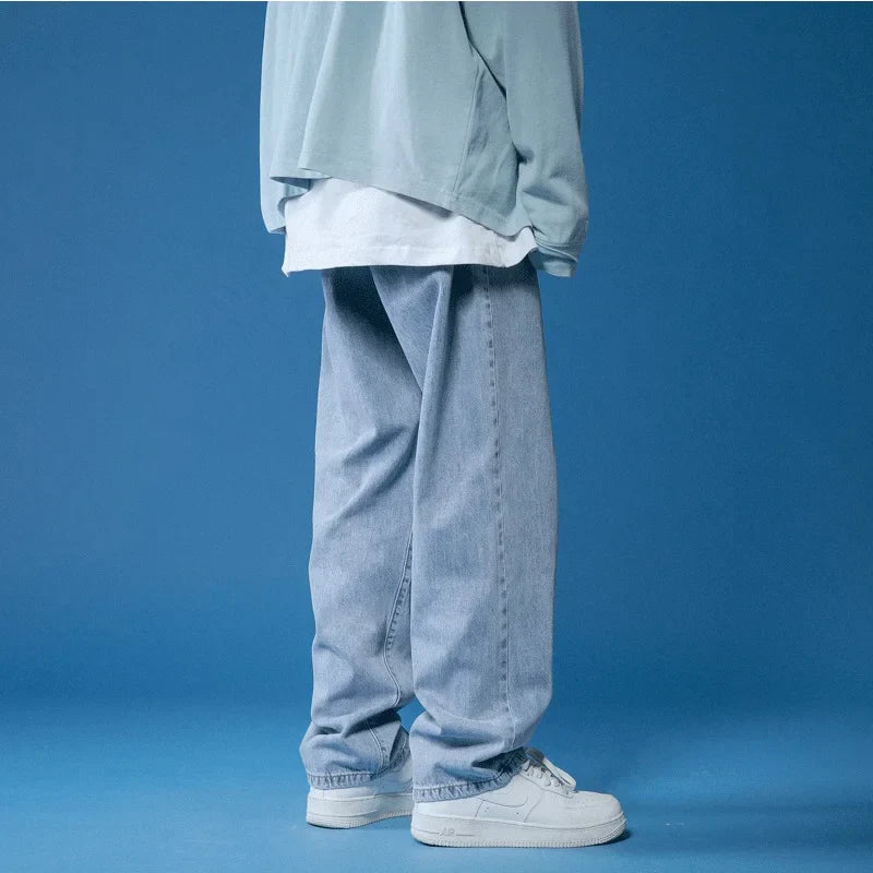 Soft Relaxed Men's Jeans - Baggy Tapered, Denim, Everyday - Tophatter Daily Deals