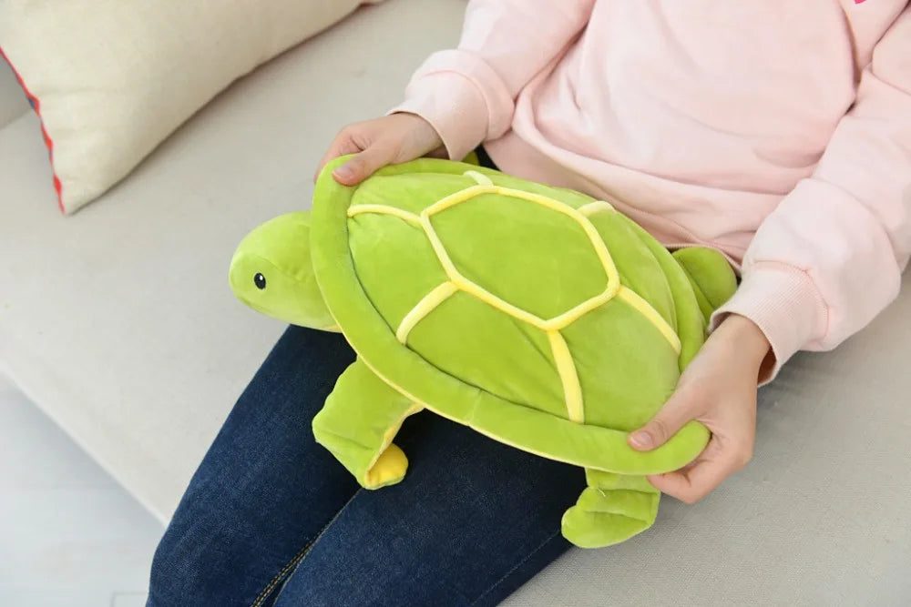 Large Green Turtle Sleeping Pillow Plush Toy Animals - Tophatter Daily Deals