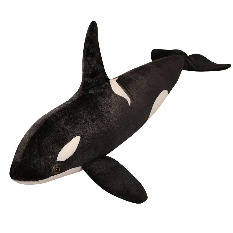 Orca Plush Toy Lifelike Whale Soft Cuddly Bed Pillow A - Tophatter Daily Deals