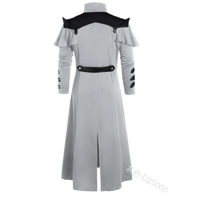 Steampunk Gothic Trench Coat Halloween Costume Jacket - Tophatter Daily Deals