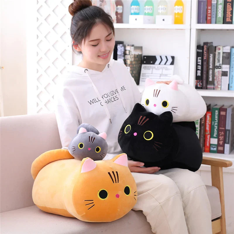 Kawaii Loaf Cat Plush Toy Animals - Tophatter Daily Deals