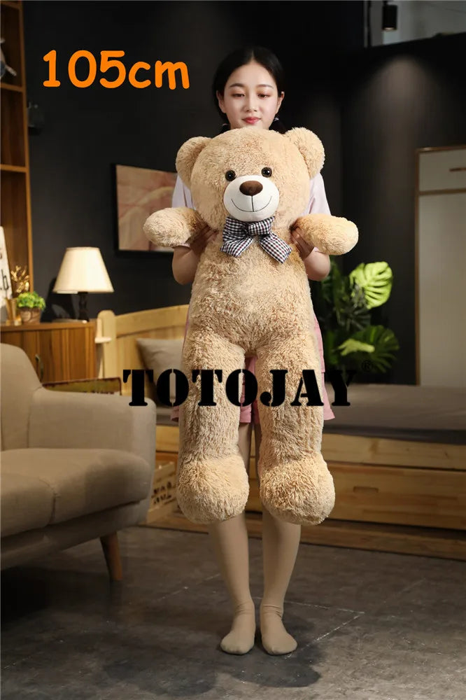 Giant 105cm Soft Teddy Bear Hugging Pillow Children Gift - Tophatter Daily Deals