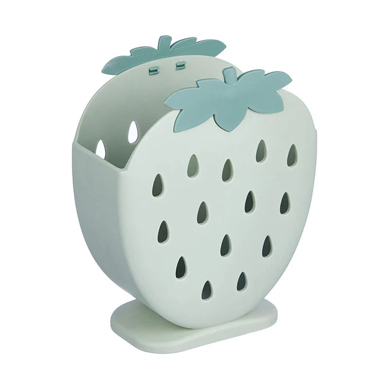 Kitchen Utensil Storage Box Container Strawberry Pink Blue Yellow Green Food - Tophatter Daily Deals
