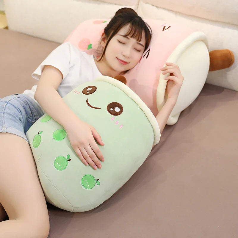 Bubble Tea Boba Milk Tea Drink Plushie Food - Tophatter Daily Deals