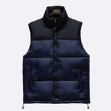 Warm Men's Puffer Vest - Sleeveless Quilted Down, Winter - Tophatter Daily Deals