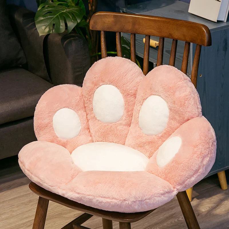Electric Hand Warmer (Rechargeable) Kitten Cat Paw Plush Cushion Pillow 70cm Pink Animals - Tophatter Daily Deals
