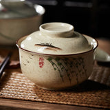 Ramen Bowl Large Ceramic With Lid Retro Fall 2025 Tableware - Tophatter Daily Deals