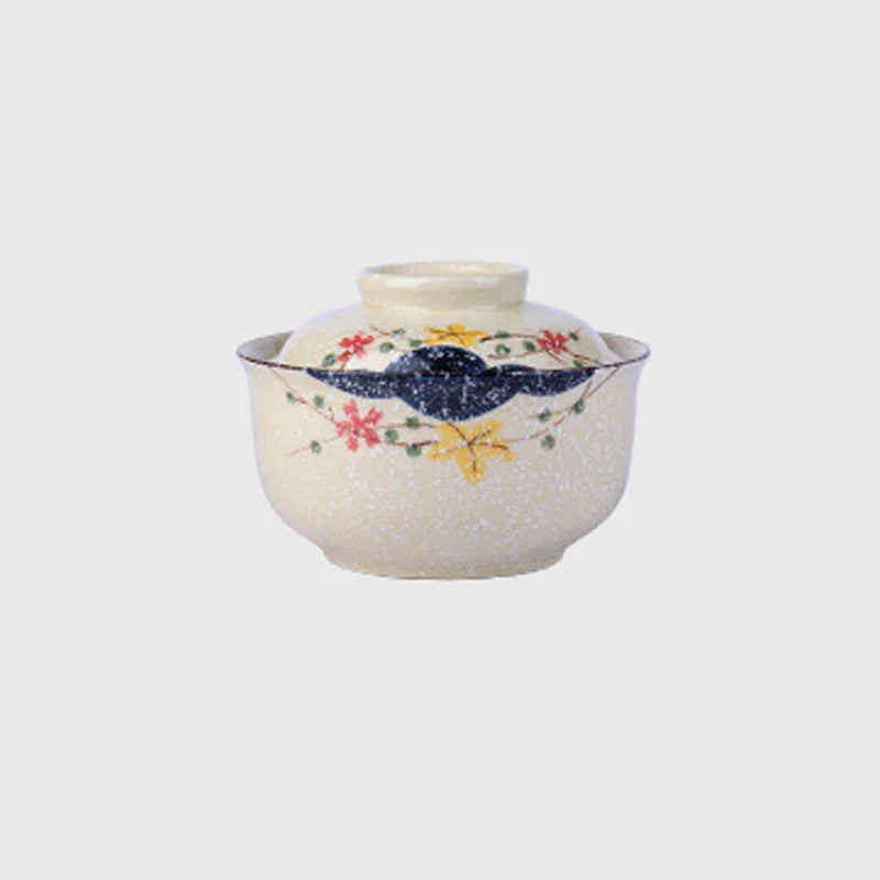 Ramen Bowl Large Ceramic With Lid Retro Fall 2025 Tableware 6.5Inch Blow 2 - Tophatter Daily Deals