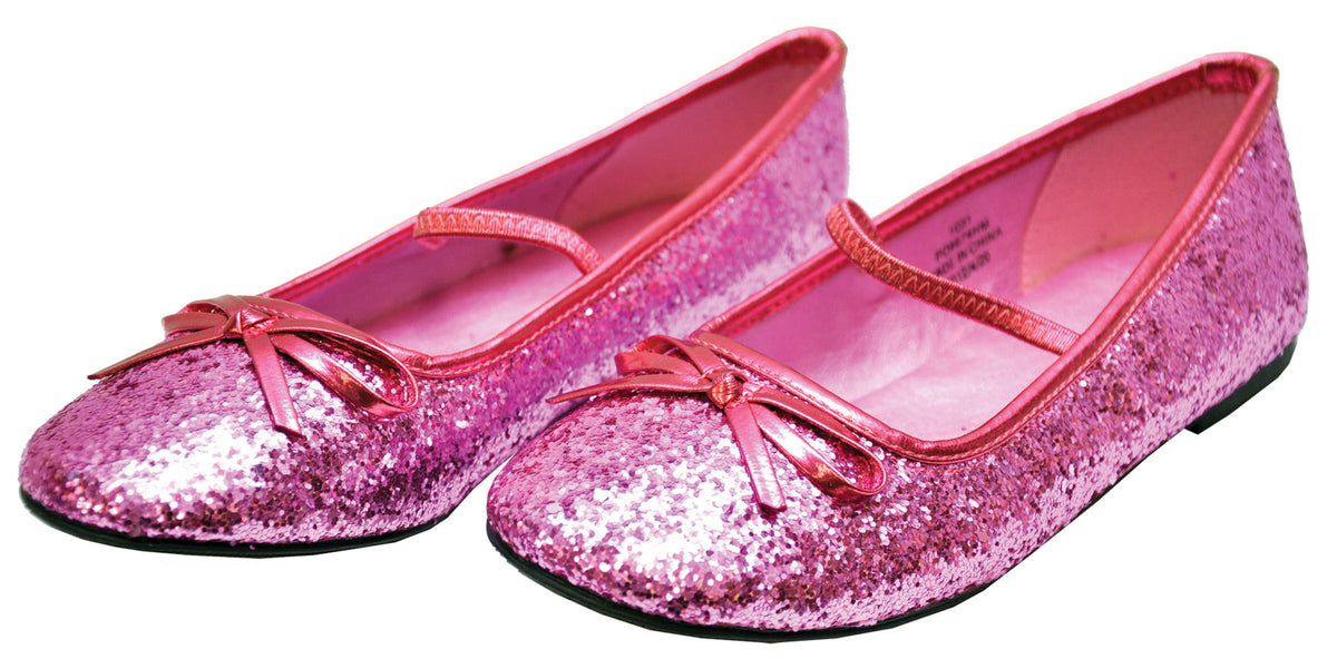 Girl's Glitter Flat Ballet Shoe Costume Accessories - Tophatter Daily Deals