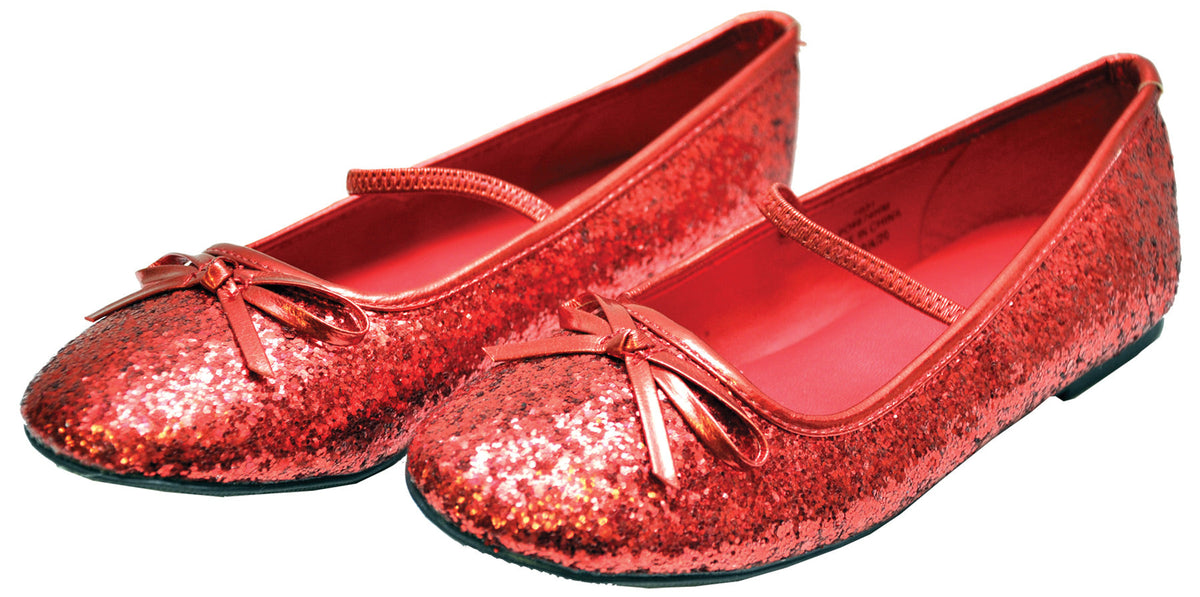 Girl's Glitter Flat Ballet Shoe Costume Accessories - Tophatter Daily Deals
