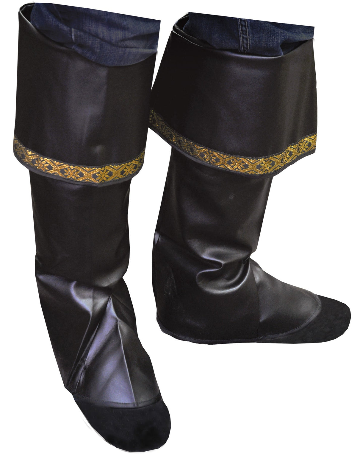 Adult Pirate Boot Covers Costume Shoes & Boot Covers - Tophatter Daily Deals