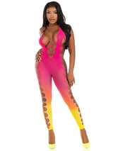 Ombre Faux Lace-Up Seamless Footless Bodystocking – One Size Lingerie > Clothes > Bodies and Playsuits - Tophatter Daily Deals