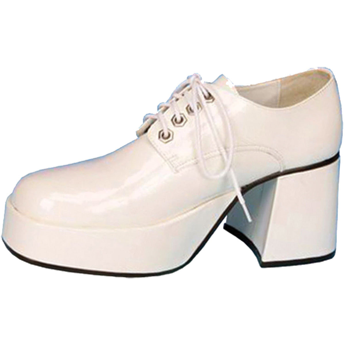 Men's Patent Leather Platform Shoe Costume Accessories - Tophatter Daily Deals