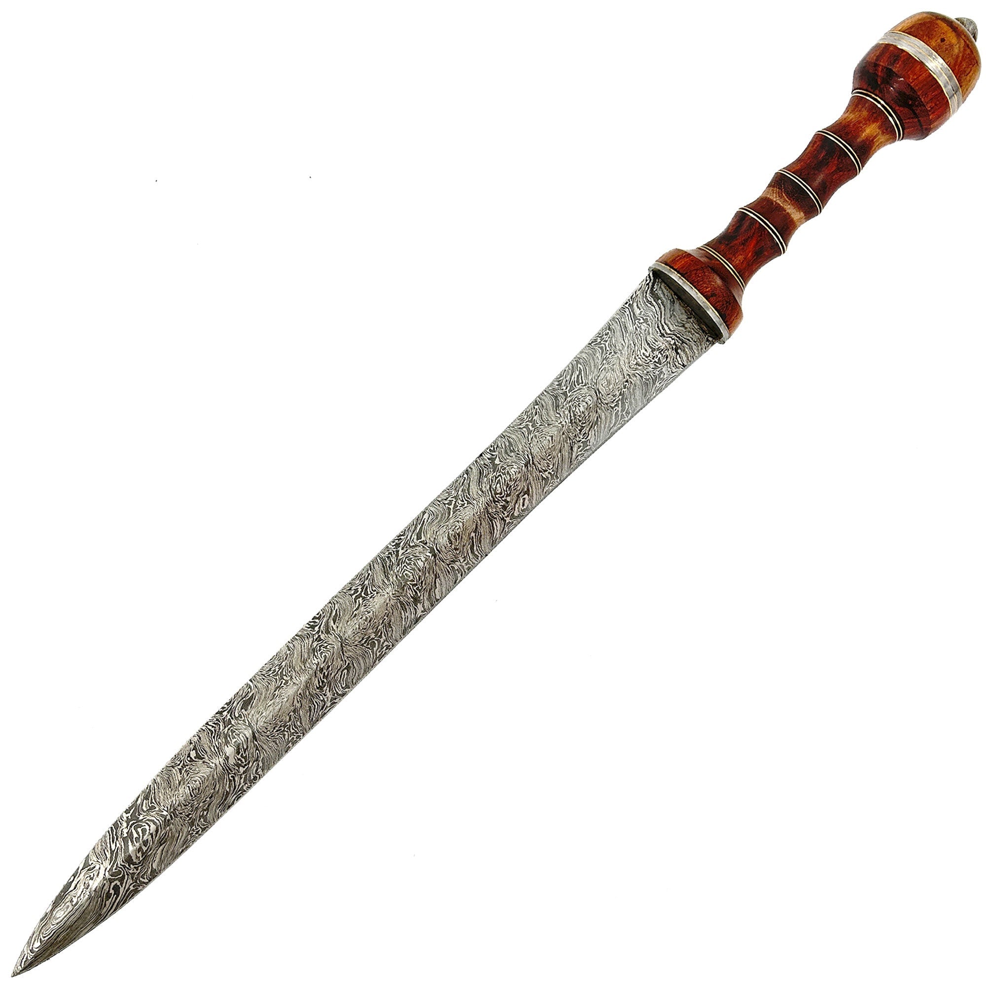Handmade Damascus Steel Roman Gladius XV Legion Edition Swords - Tophatter Daily Deals