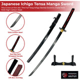 Handmade Japanese Ichigo Tensa Manga Functional Sword swords - Tophatter Daily Deals