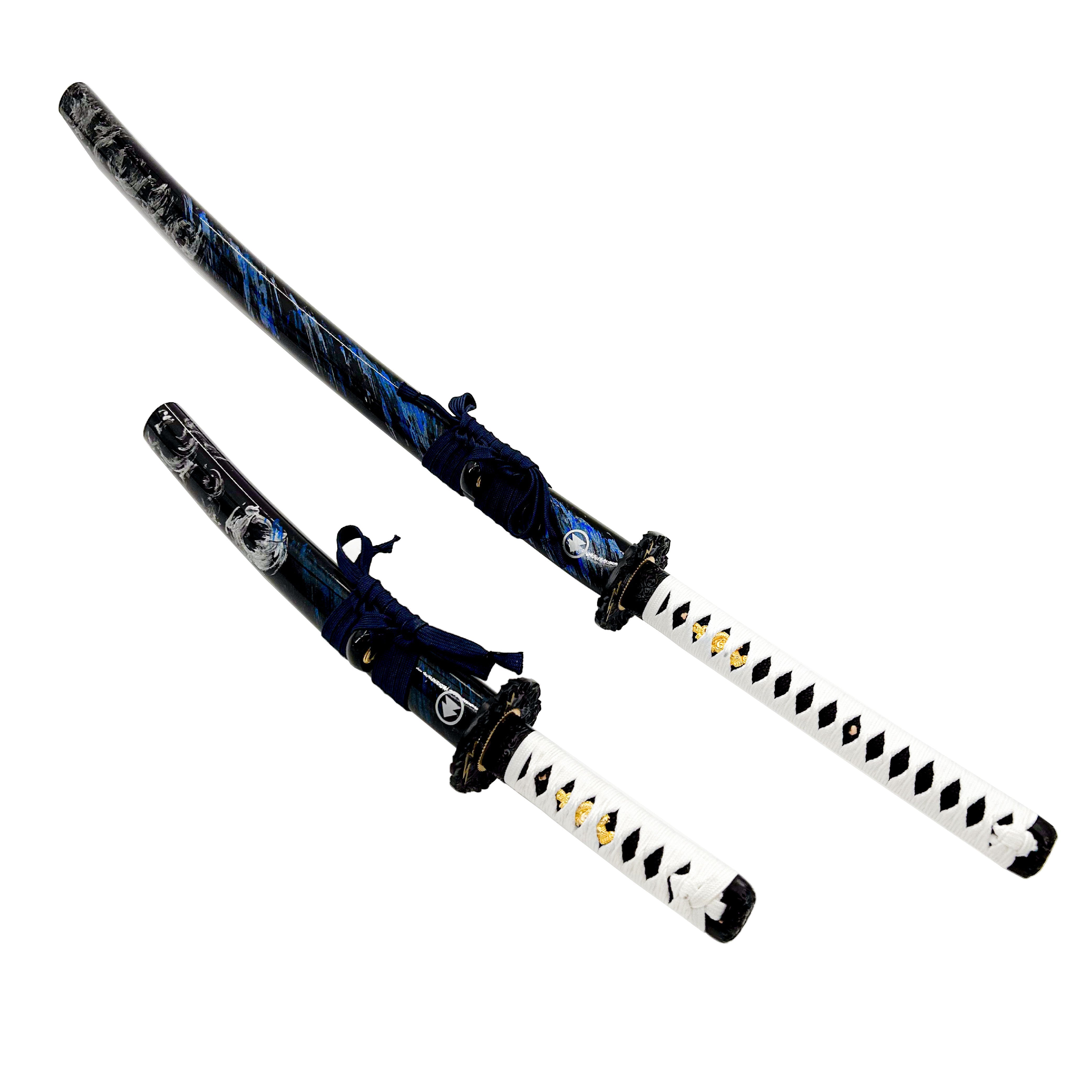 Handmade Katana and Tanto Set from Ghosts of Tsushima Clan Sakai Edition Swords - Tophatter Daily Deals