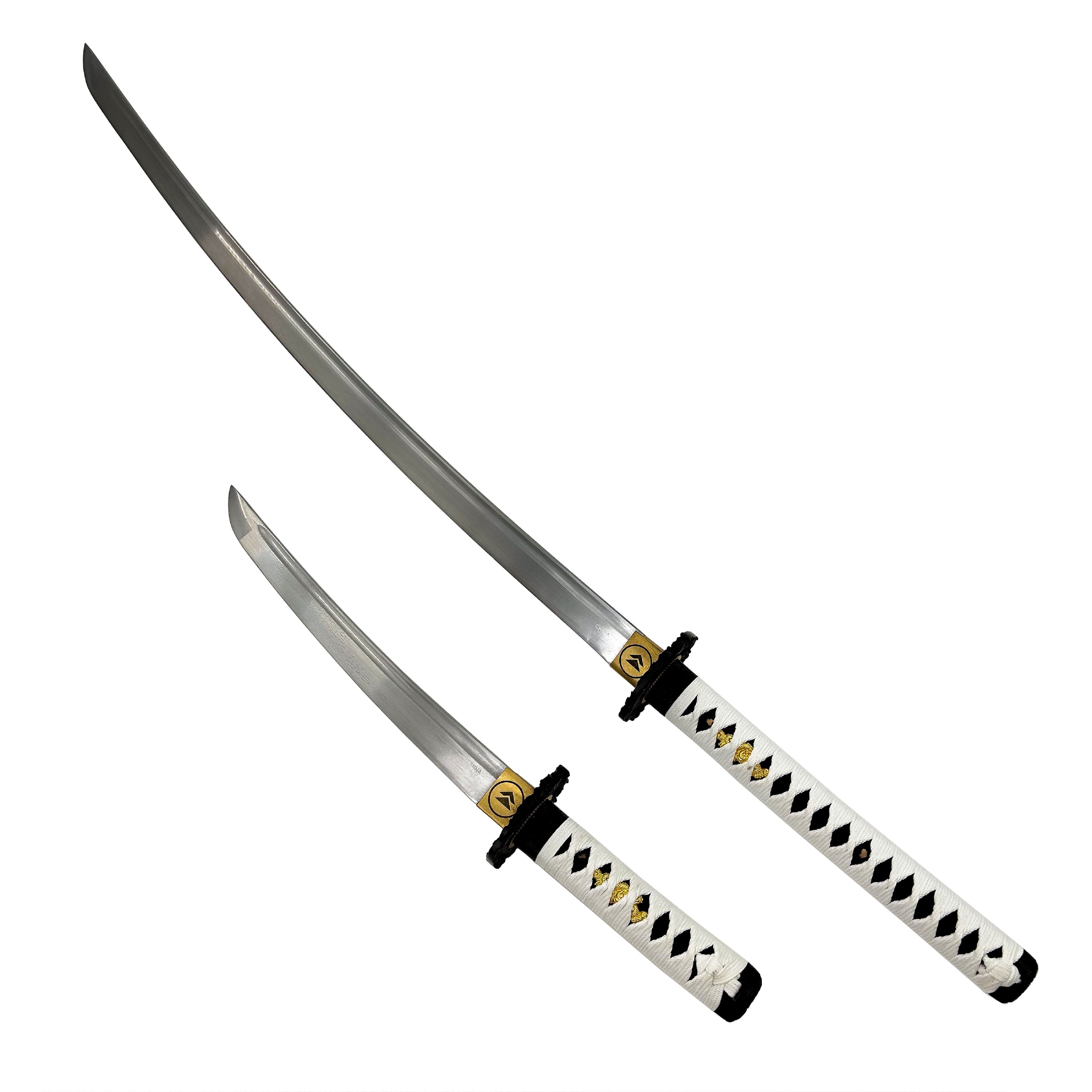 Handmade Katana and Tanto Set from Ghosts of Tsushima Clan Sakai Edition Swords - Tophatter Daily Deals
